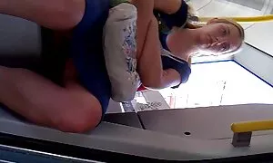 Khiêu dâm trẻ Shinna trong một chiếc váy da với vuốt ve trên âm hộ của cô. Loại da đen, và, thủ dâm trẻ, ngón tay, quần lót. phim seec nhat ban